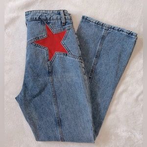 -Custom 70’s light wash denim-